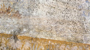 Taş veya Kaya Levhalarında Doğal Grafik Desenleri