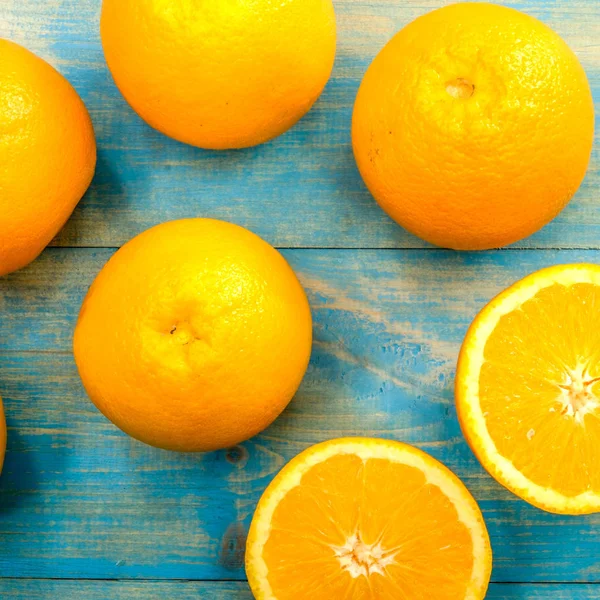 Naranjas cítricas maduras frescas —  Fotos de Stock