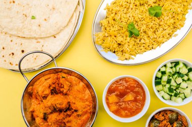 Pilau Pilav ile Hint Tarzı Kofta Köri