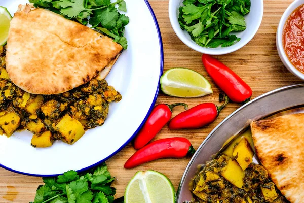 Traditional Authentic Indian Vegetarian Curry — Stock Photo, Image