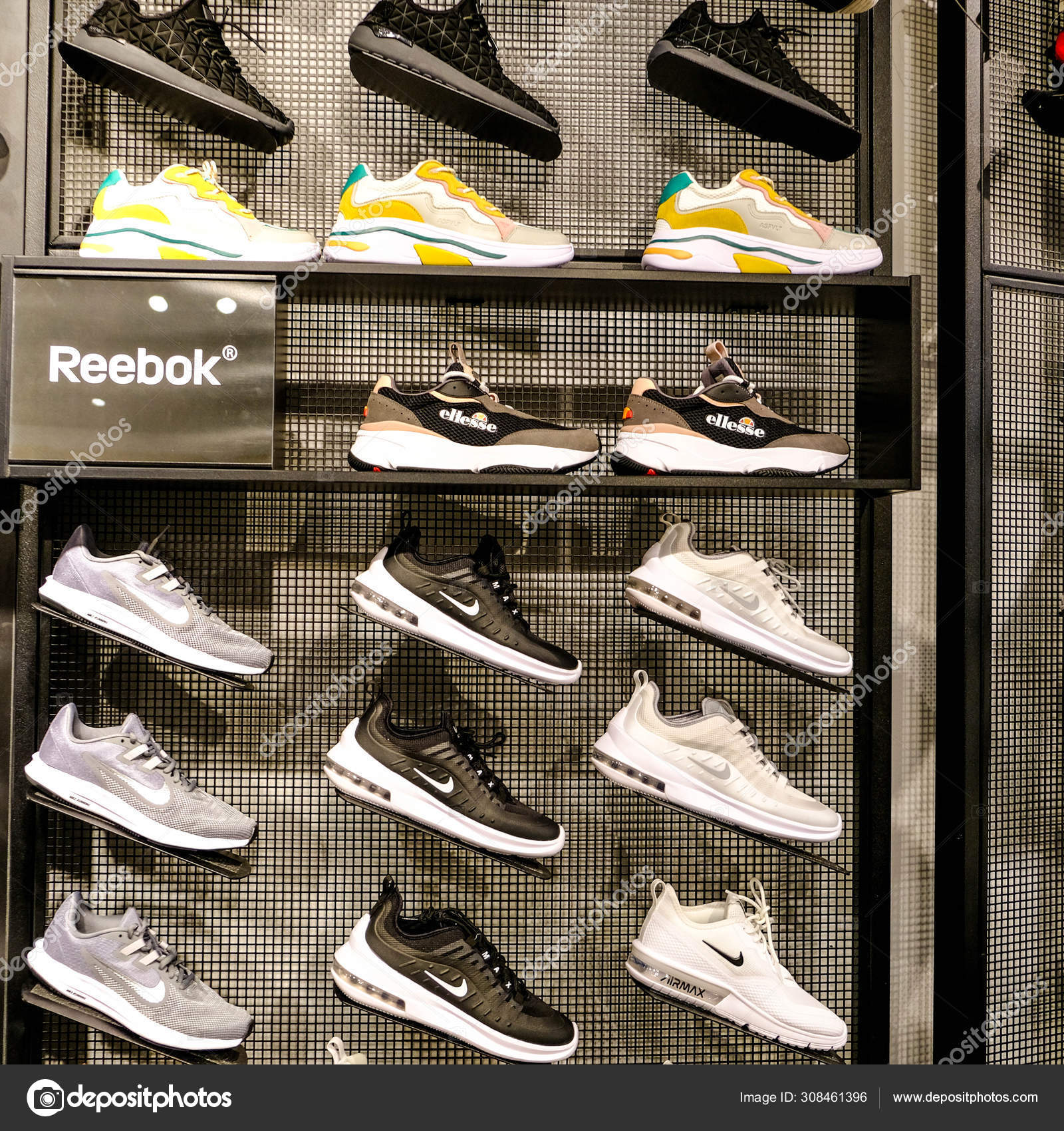 Reebok Display in a High Shop or Store – Editorial Photo richardmlee #308461396