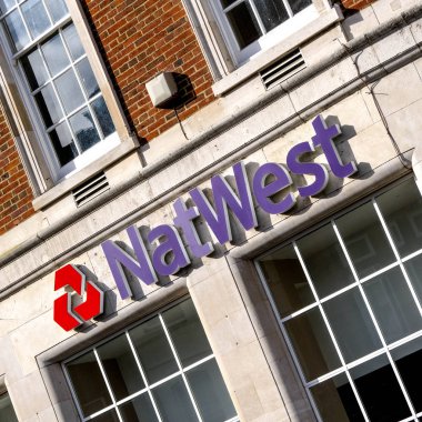 National Westminster Bank Büyük Bir İngiliz High Street Bankası