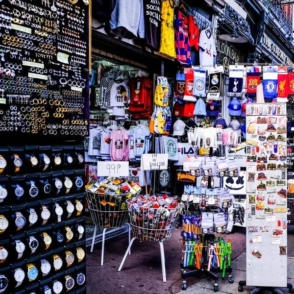 Souvenirladen Camden Market London Großbritannien Ohne Menschen — Stockfoto