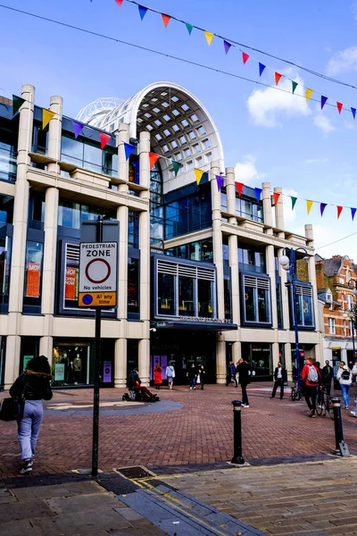 Bentall Centre Kingston Londýn Reduced Shoppers Due Covid Difficult Trading — Stock fotografie