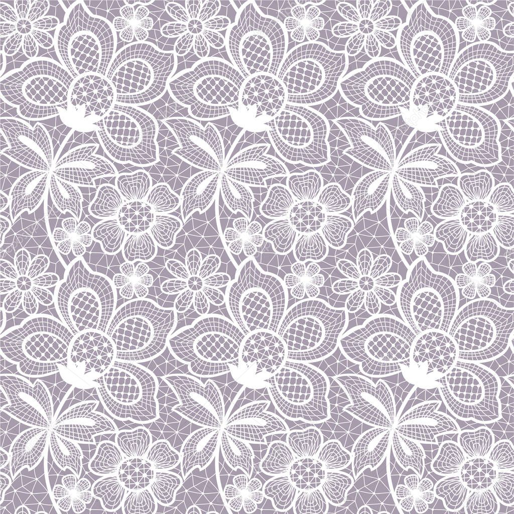seamless lace abstract floral background