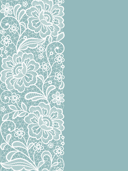 Template frame  design for greeting lace card