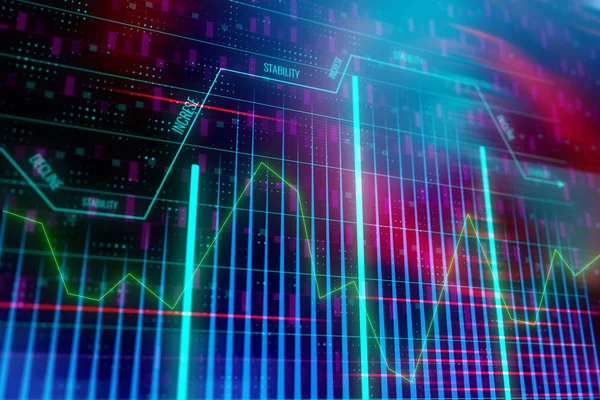 Kreatív Forex Diagram Hátterére Elemzési Információs Fogalma Leképezés — Stock Fotó