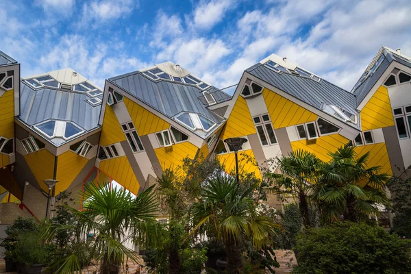 Cubic Houses Dutch Kubuswoningen Rotterdam — Stock Photo, Image