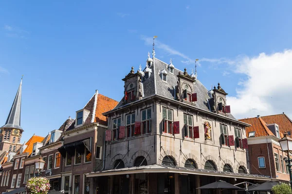 Door Heel Nederland Vindt Karakteristieke Huizen Reien — Stockfoto