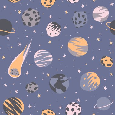 Uzay sorunsuz vektör desen