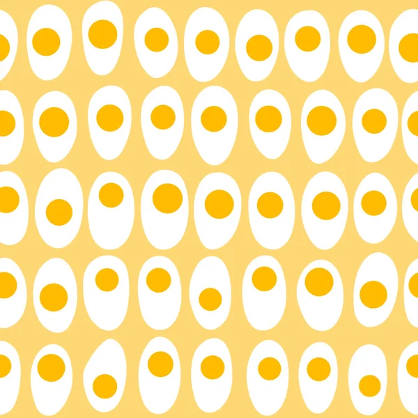 Patrón Sin Costura Con Huevos — Vector de stock