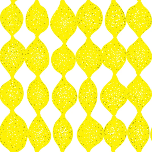 Seamless Vector Pattern Lemons — Stock Vector