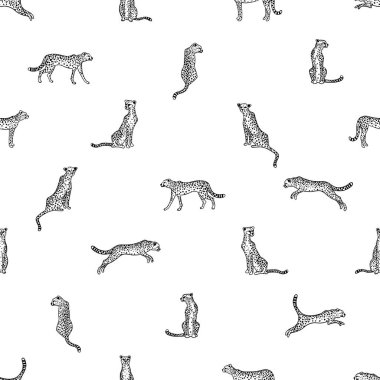 Çitalı siyah beyaz desenli.