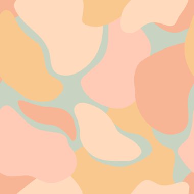 Soyut şekilli kusursuz desen