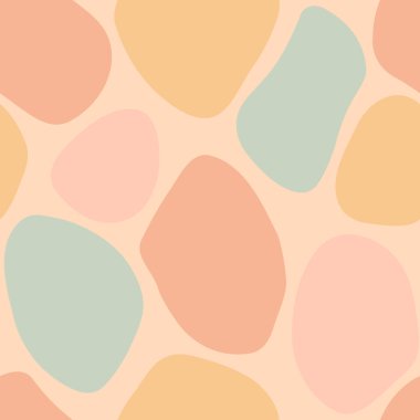 Soyut şekilli kusursuz desen