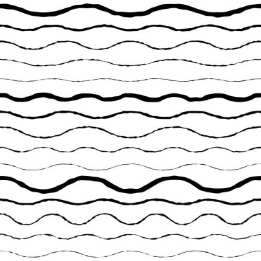 Siyah ve beyaz soyut geometrik kusursuz desen