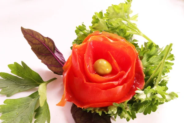 Троянда Помідора Овочі Арт Деко — стокове фото