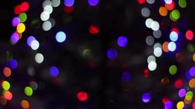 Noel ağacının güzel bokeh