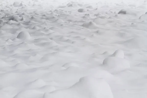 Derivas de neve macias e macias — Fotografia de Stock