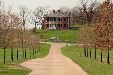 Sharpsburg, Md 14 Nisan: The House Gözetlemek hem sahra hastanesi ve sendika genel George B. Mcclellan merkeze sırasında Antietam iç savaşlar savaş 14 Nisan 2018 Sharpsburg, Md yaptı