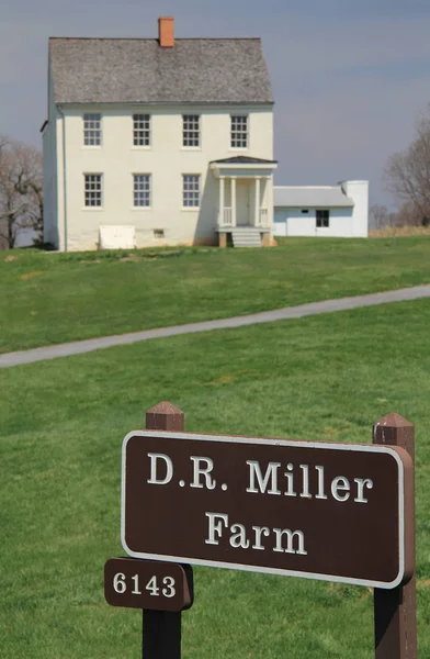 Sharpsburg Abril Fazenda Miller Parte Antietam National Battlefield Testemunhou Alguns — Fotografia de Stock