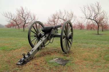 Gettysburg, Pa 15 Nisan: Şeftali meyve bahçesi bazı Gettysburg Savaşı 15 Nisan 2018 Gettysburg, PA sırasında Konfederasyon ve sendika güçleri arasında en öfkeli mücadele sahne oldu.