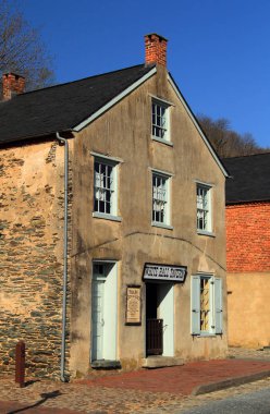 Harpers Ferry, Wv - 14 Nisan: White Hall Tavern, Potomac sokak Harpers Ferry, Batı Virginia, bir ambar, taverna ve özel konut olarak 14 Nisan 2018 Harpers Ferry, Wv hizmet vermiştir