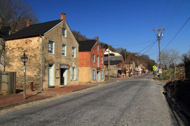 Harpers Ferry, Wv - 14 Nisan: White Hall Tavern, Potomac sokak Harpers Ferry, Batı Virginia, bir ambar, taverna ve özel konut olarak 14 Nisan 2018 Harpers Ferry, Wv hizmet vermiştir