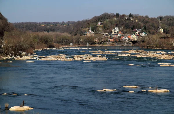 Shenandoah ve Potomac nehirler, Virginia Üniversitesi Batı devlet, izdiham, tarihi Harpers Ferry, Amerika Birleşik Devletleri Appalachian bölgede bulunan en güzel şehirlerinden biridir
