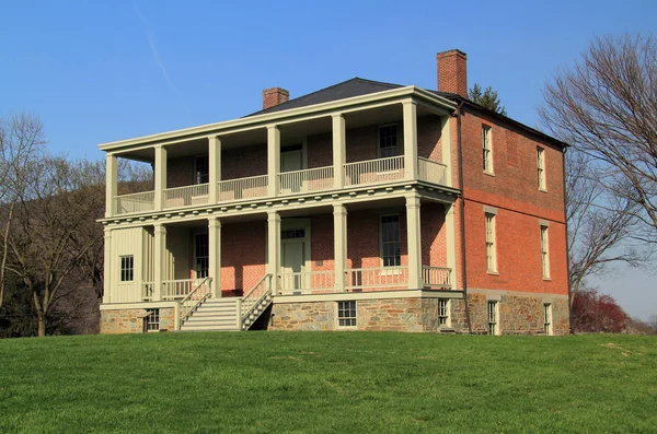 Harpers Ferry Abril Casa Lockwood Construida 1848 Sirvió Numerosos Propósitos — Foto de Stock