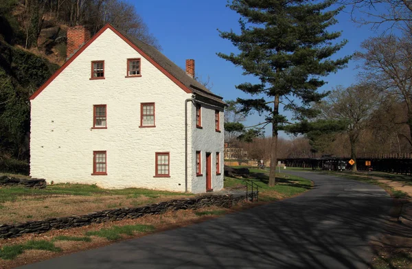 Shenandoah Street Harpers Ferry National Historical Park Virgínia Ocidental Contém — Fotografia de Stock