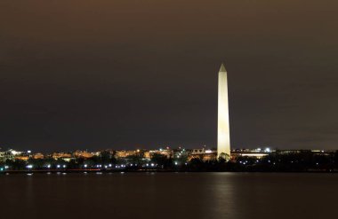 Washington Anıtı, burada her deprem Havzası bakıldığında Milletler başkentinde en önemli yapılarından biridir