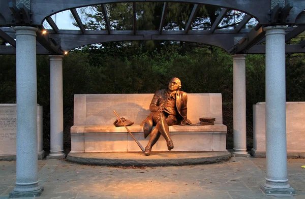 Мемориал Джорджа Мейсона Вашингтоне Почтил Память Отца Основателя Джорджа Мейсона — стоковое фото