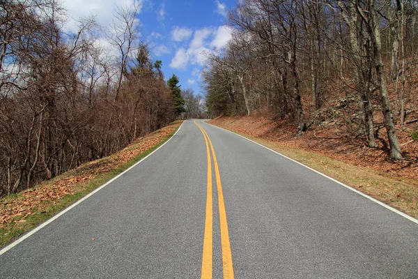 Scenic Skyline Drive Makes Its Way Appalachian Mountains Beautiful Shenandoah — Stock Photo, Image