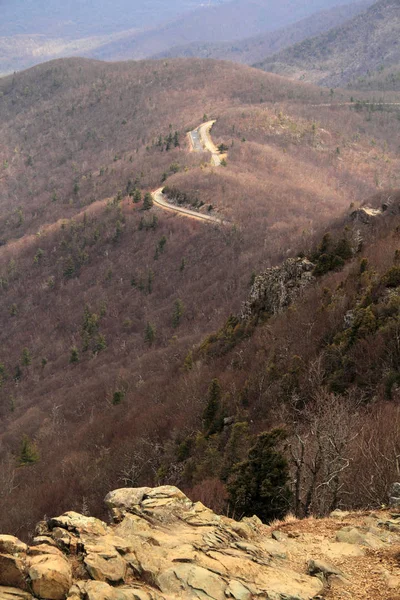 美丽的雪兰国家公园 坐落在美国弗吉尼亚州的西部地区 风景秀丽的地平线驱动器穿过阿巴拉契亚山脉 — 图库照片