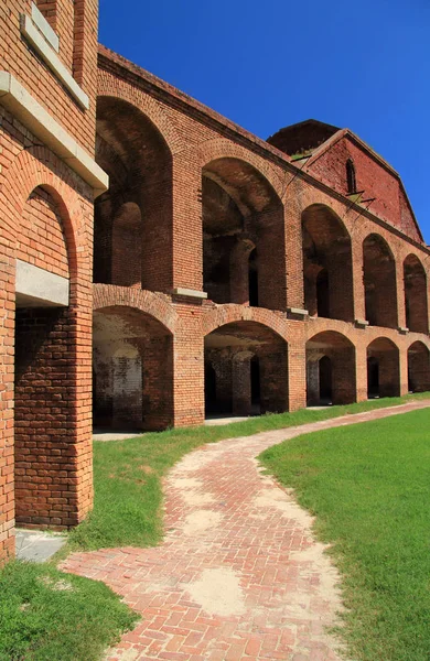 Βρίσκεται Κήπο Κλειδί Στο Dry Tortugas Εθνικό Πάρκο Φορτ Τζέφερσον — Φωτογραφία Αρχείου