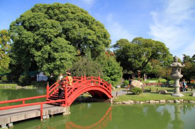 Buenos Aires, Arjantin 18 Nisan 2019 Buenos Aires, Arjantin 'de bulunan Arjantin' in başkenti Buenos Aires 'in popüler bir turistik merkezidir.
