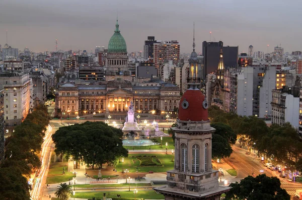 Buenos Aires Argentina Abril Legislatura Nacional Ubicada Plaza Del Congreso —  Fotos de Stock