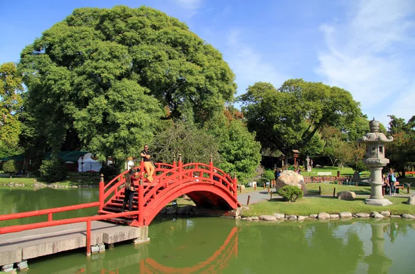 Buenos Aires Argentina Dubna Japonské Zahrady Jsou Oblíbenou Turistickou Atrakcí — Stock fotografie