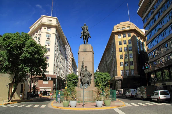 Buenos Aires Argentina April Monument Julio Roca Downtown Buenos Aires — Stock Photo, Image
