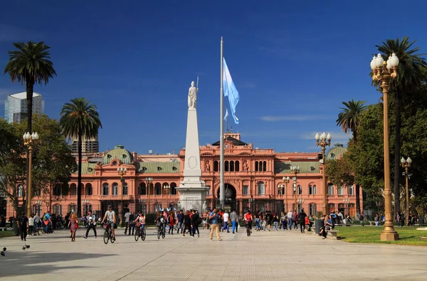 Buenos Aires Argentina April Casa Rosada Seen Here Arguably Most — Stock Photo, Image