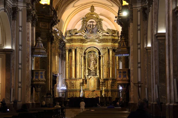 Buenos Aires Argentina Abril Catedral Metropolitana Buenos Aires Con Elegante —  Fotos de Stock