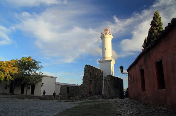 Colonia Del Sacramento Uruguay April Historische Vuurtoren Faro Colonia Misschien — Stockfoto