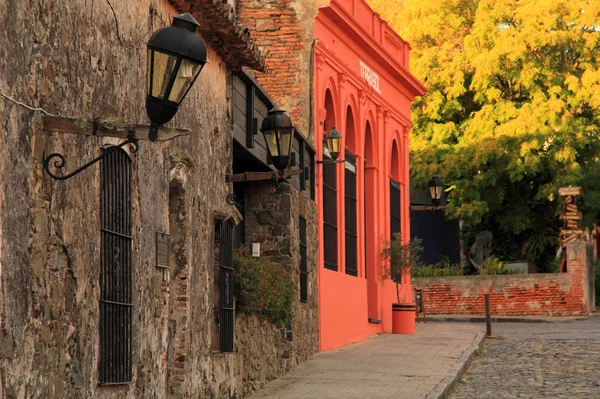 Colonia Del Sacramento Uru Nisan Portekiz Spanyol Sömürge Mimarisi Antik — Stok fotoğraf