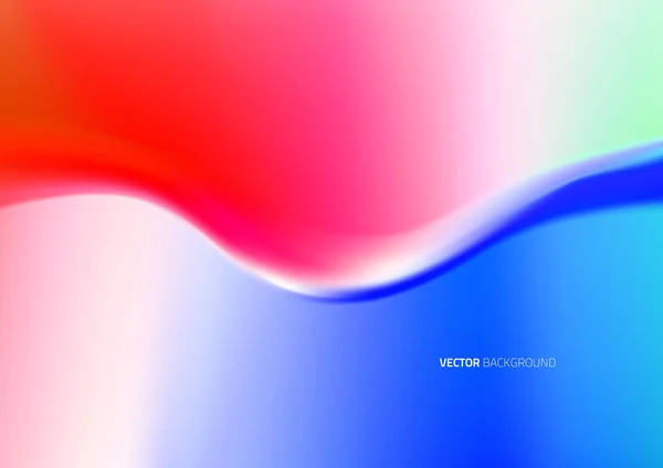 Wave Liquid shape in multi color background. Vector illustration EPS10 — Stock Vector