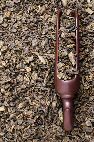 発酵乾燥緑茶葉. — ストック写真
