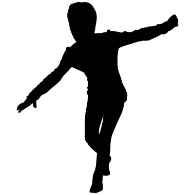 Kız gider ve kollarını yana doğru açar.