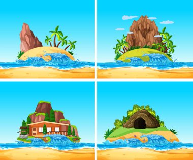 Yaz Island, illüstrasyon