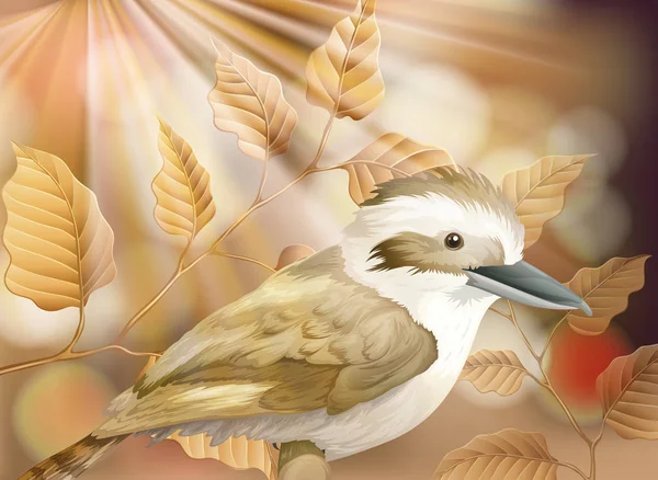 A Small Bird in Nature illustration