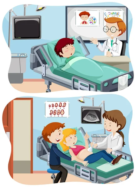 A Set of Medical Care illustration
